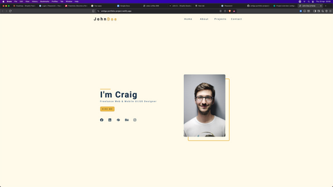 Craig Doe UI/UX Designer